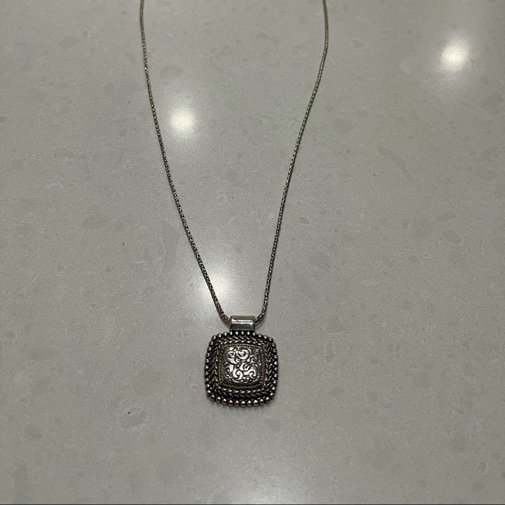 Brighton Necklace and Pendant with Bag, EUC